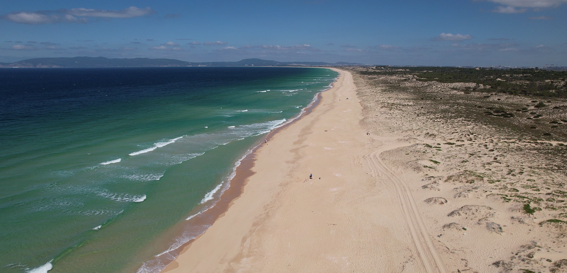 Praia da Comporta na expedição Alentejo Tides & Trails da DRIVEXPLORE